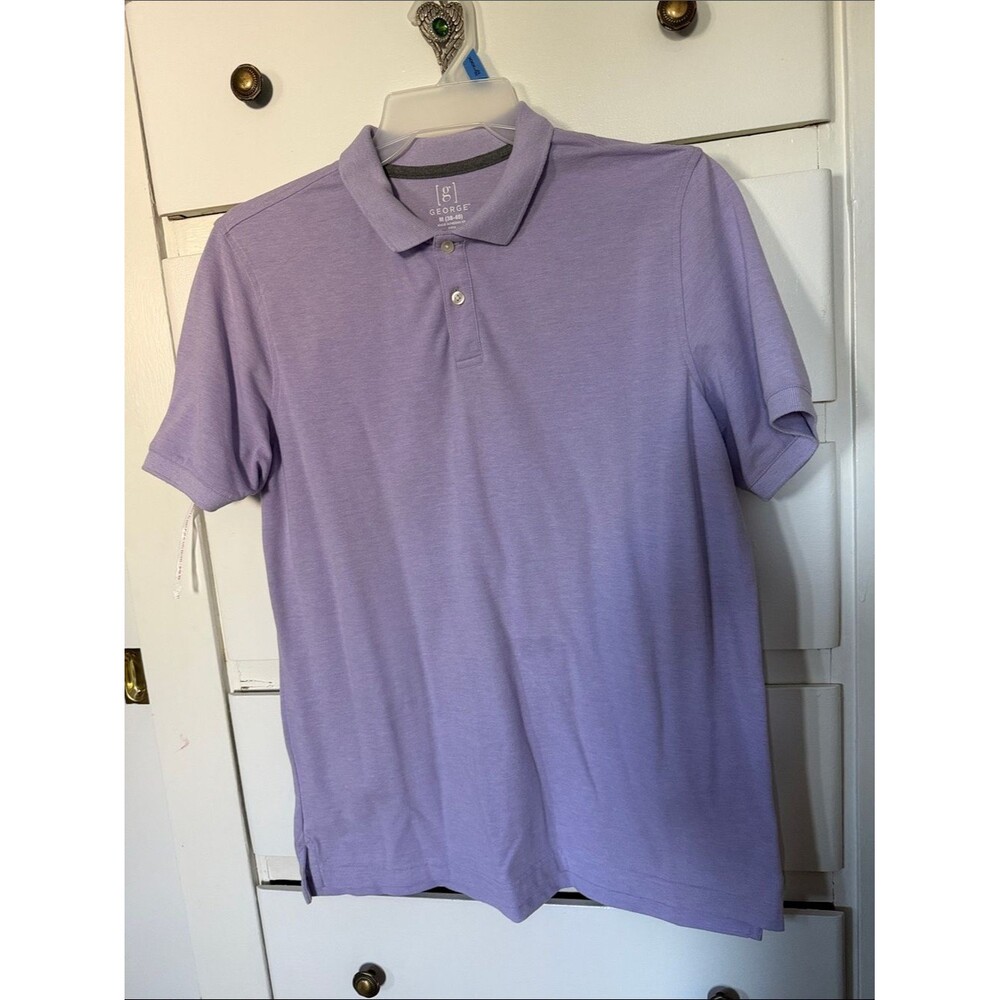 George Men’s Light Purple Polo Shirt. Size M